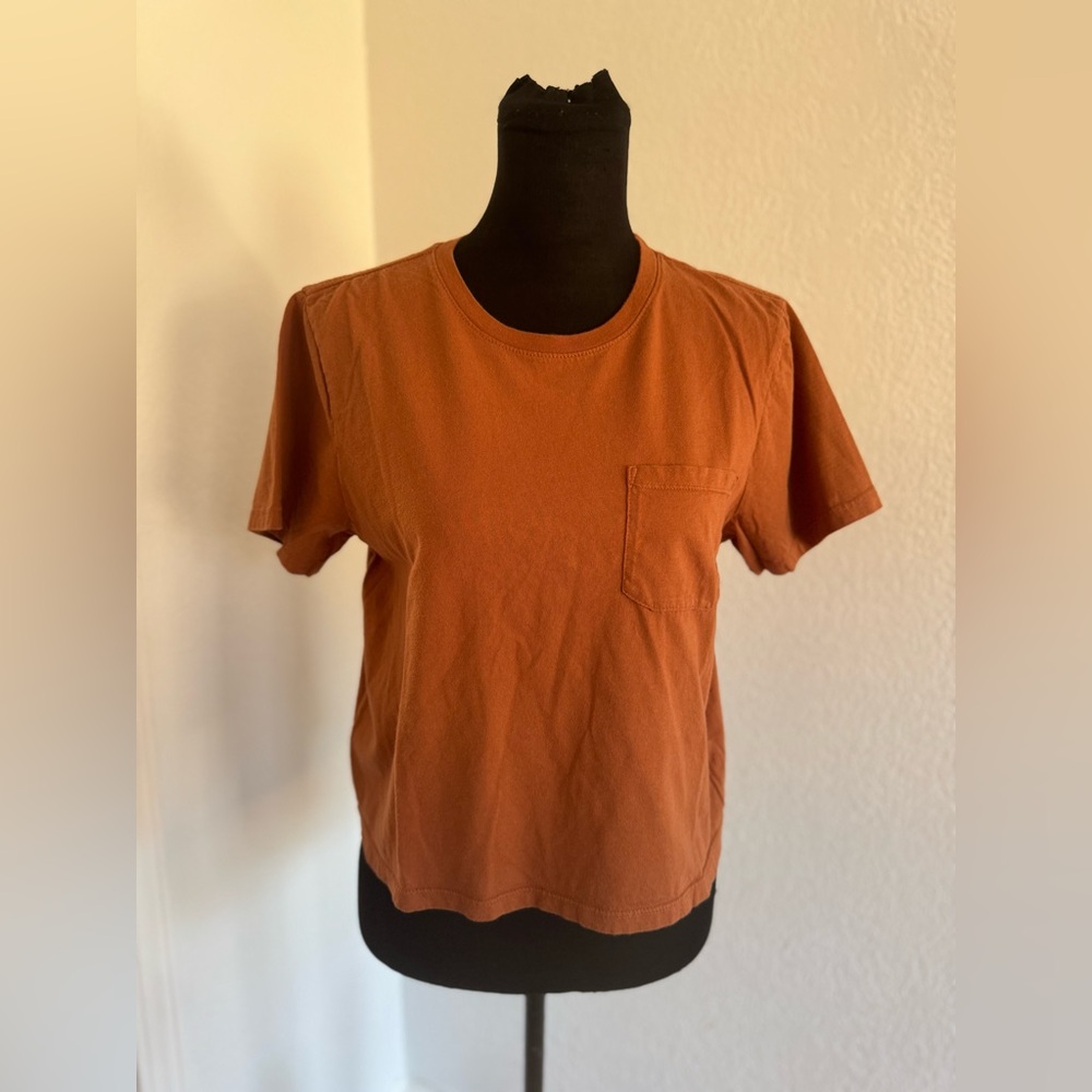 Richer Poorer 100% Cotton Burnt Orange T-Shirt Size Medium